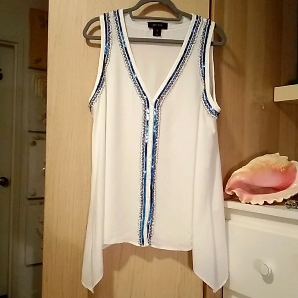 Karen Kane Rayon  Blouse sz XL